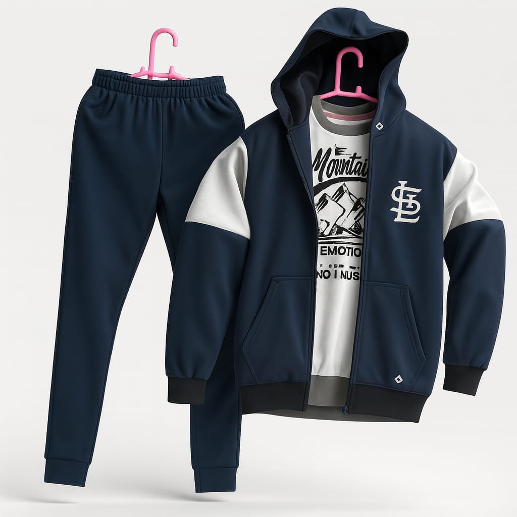 3 Pcs Wool Winter Track Suits By Polaris