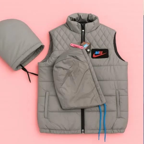 1 Pc Men's Parashute Printed Sleeveless Jacket's